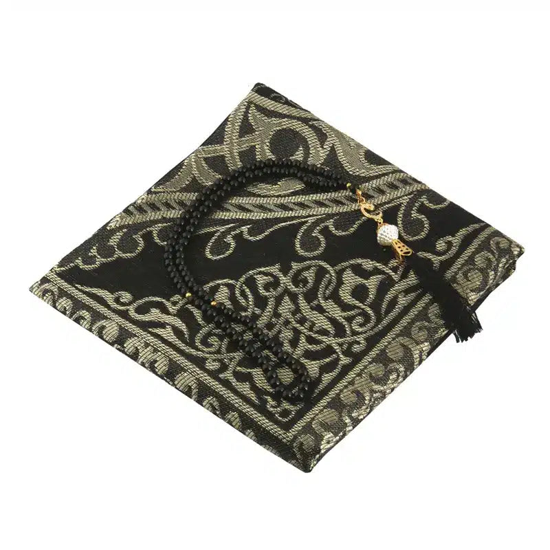 Black Muslim Prayer Set Gift Box