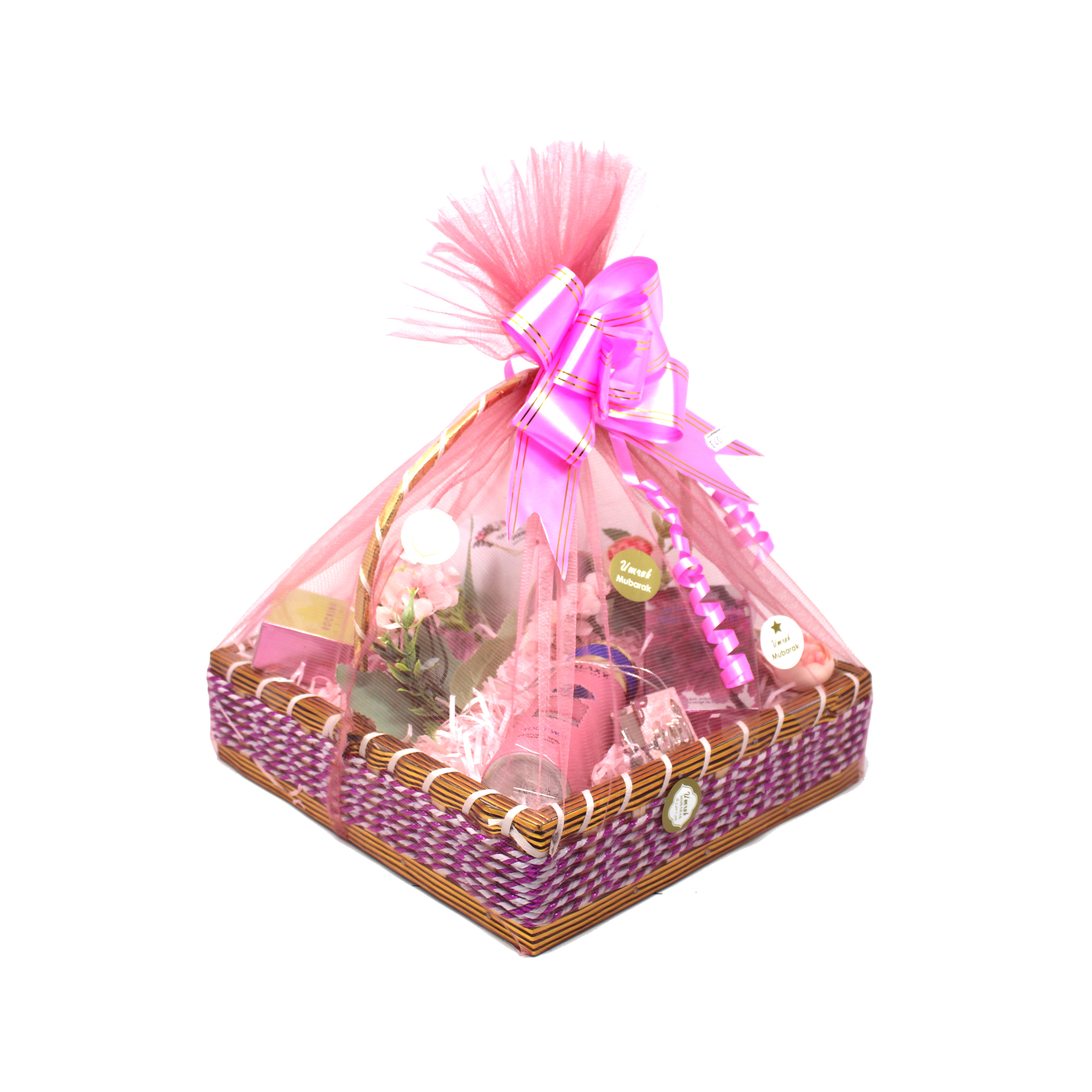 Pink Blossom Umrah Mubarak Gift Set