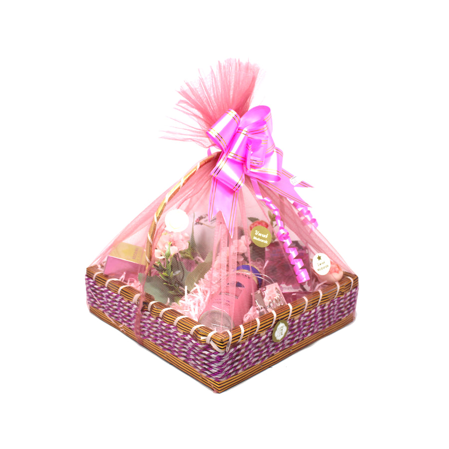 Pink Blossom Umrah Mubarak Gift Set