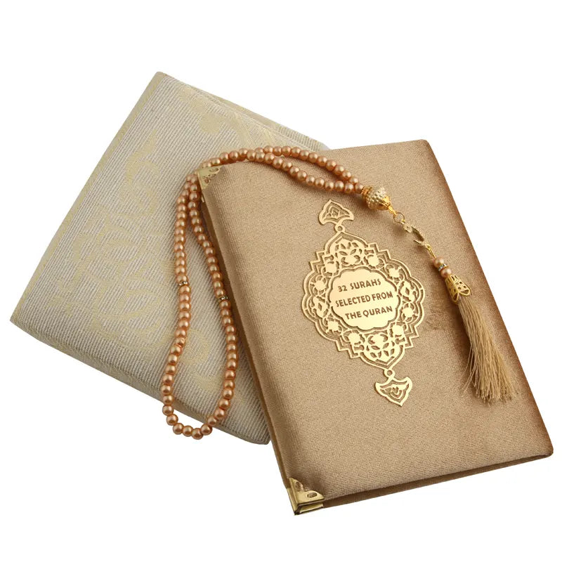 Gold 32 Surah from Quran Book Gift Set