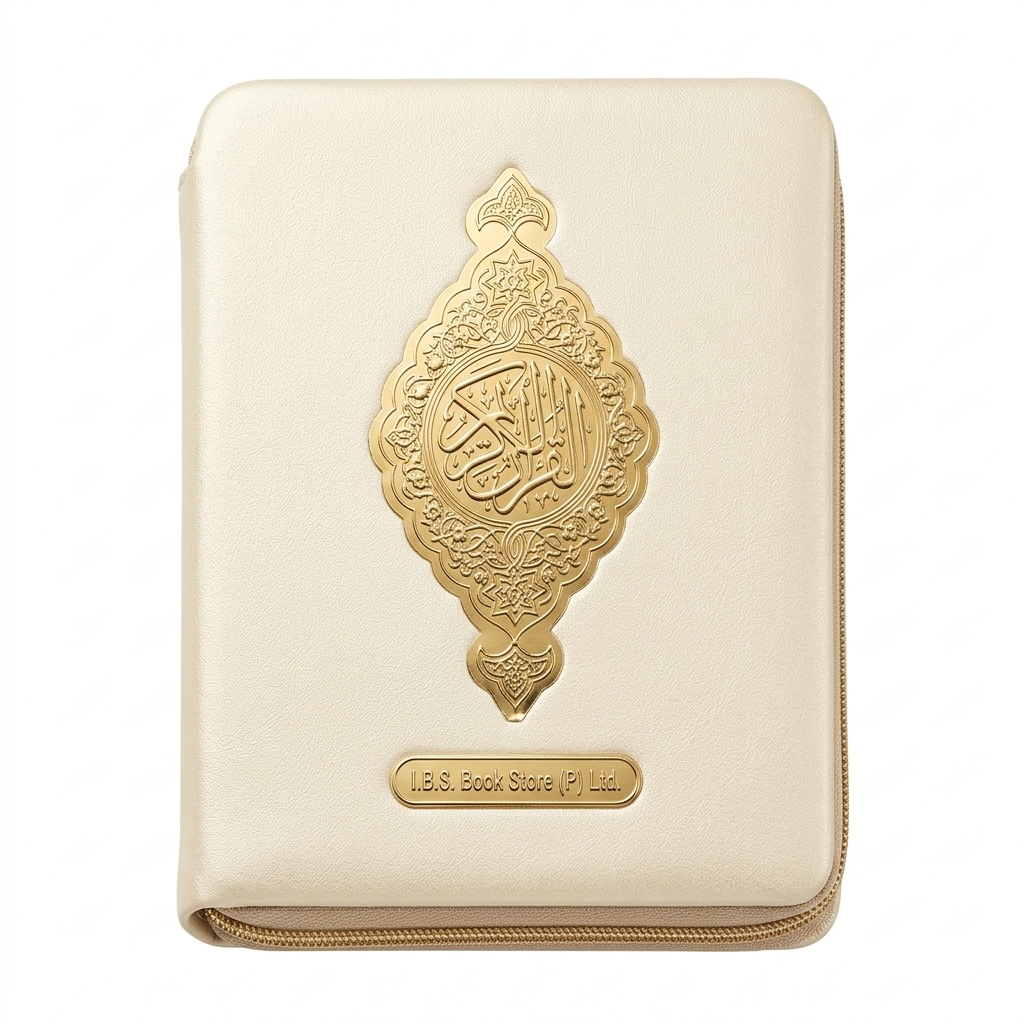Gold Quran Zipped 13 lines Indo Pak Ref 3-S