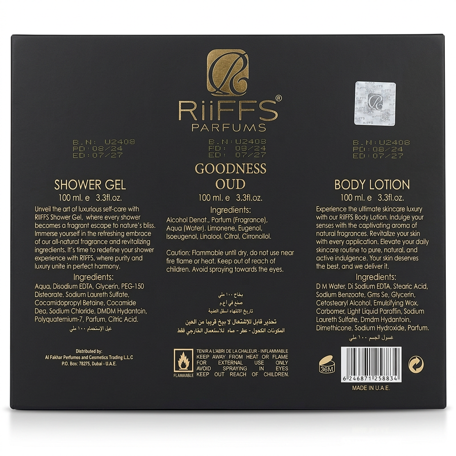 Goodness Oud Riiffs Gift Set