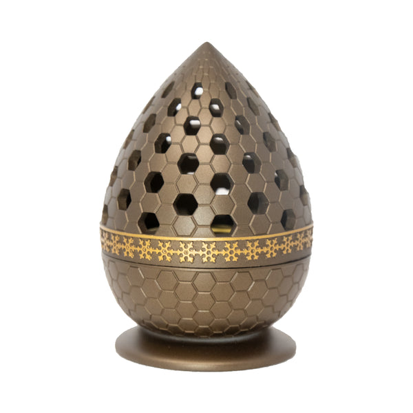 Modern Champagne Teardrop Burner H7517