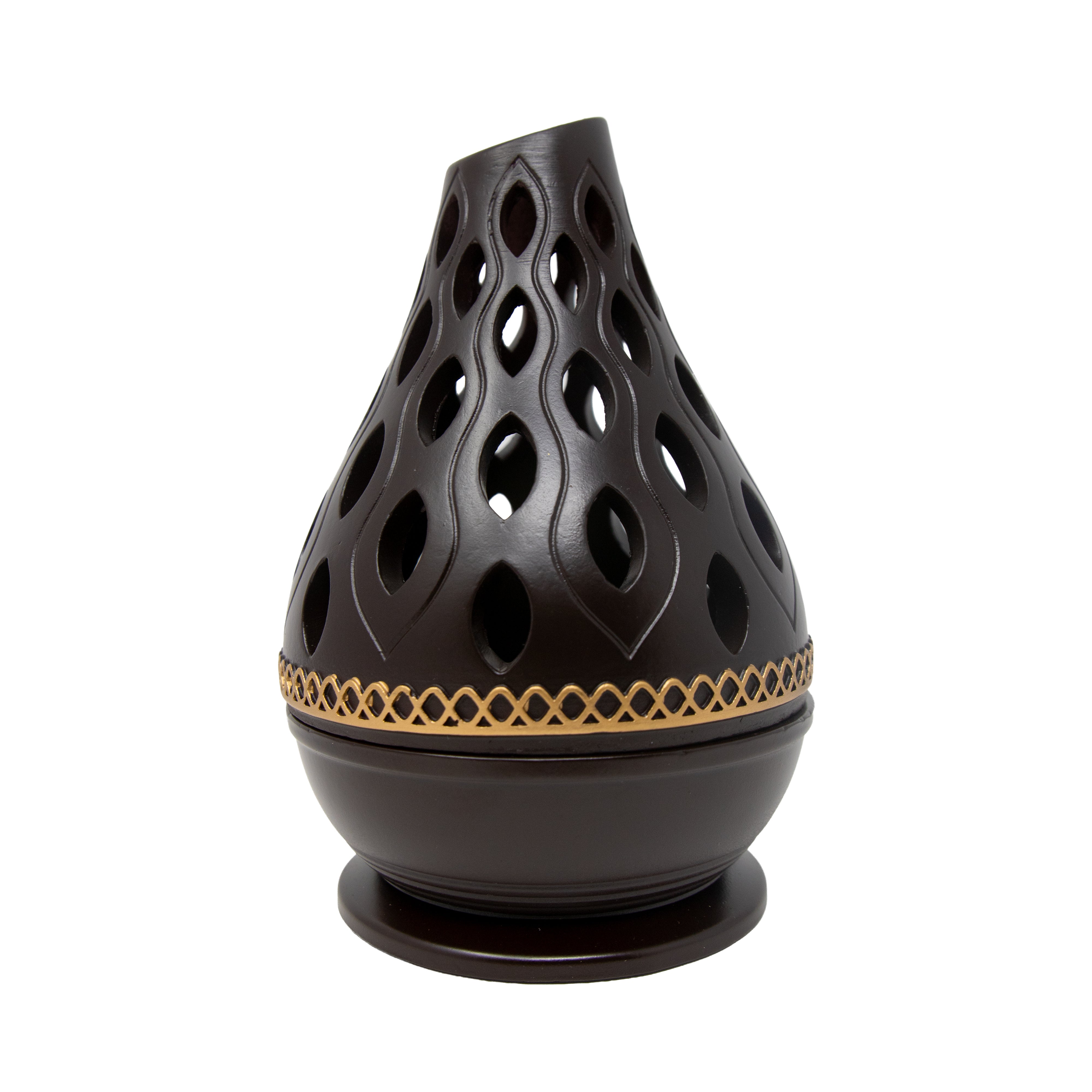 Brown Cone Dome Bakhoor Burner H7527