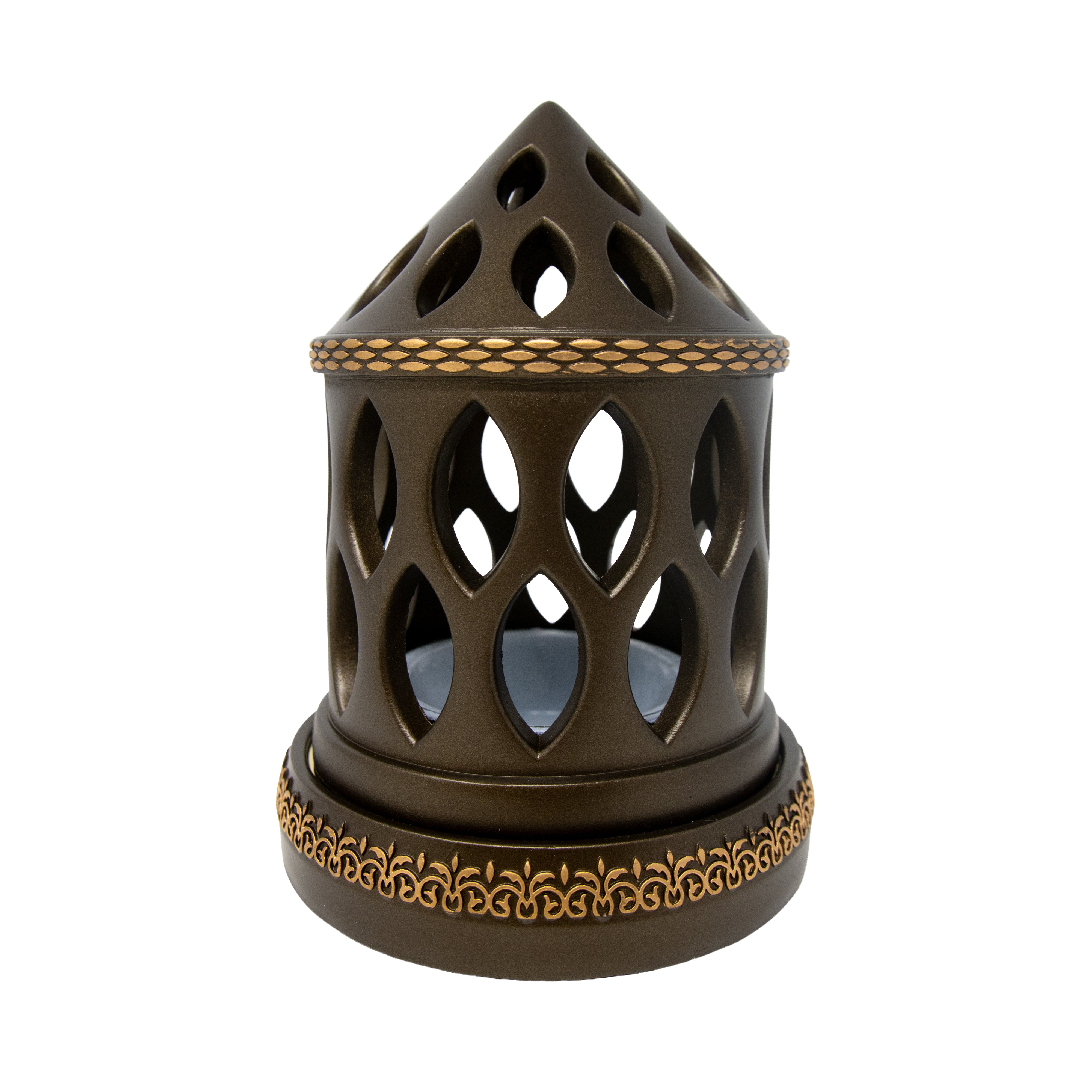 Pointed Dome Champagne Bakhoor Burner H7540