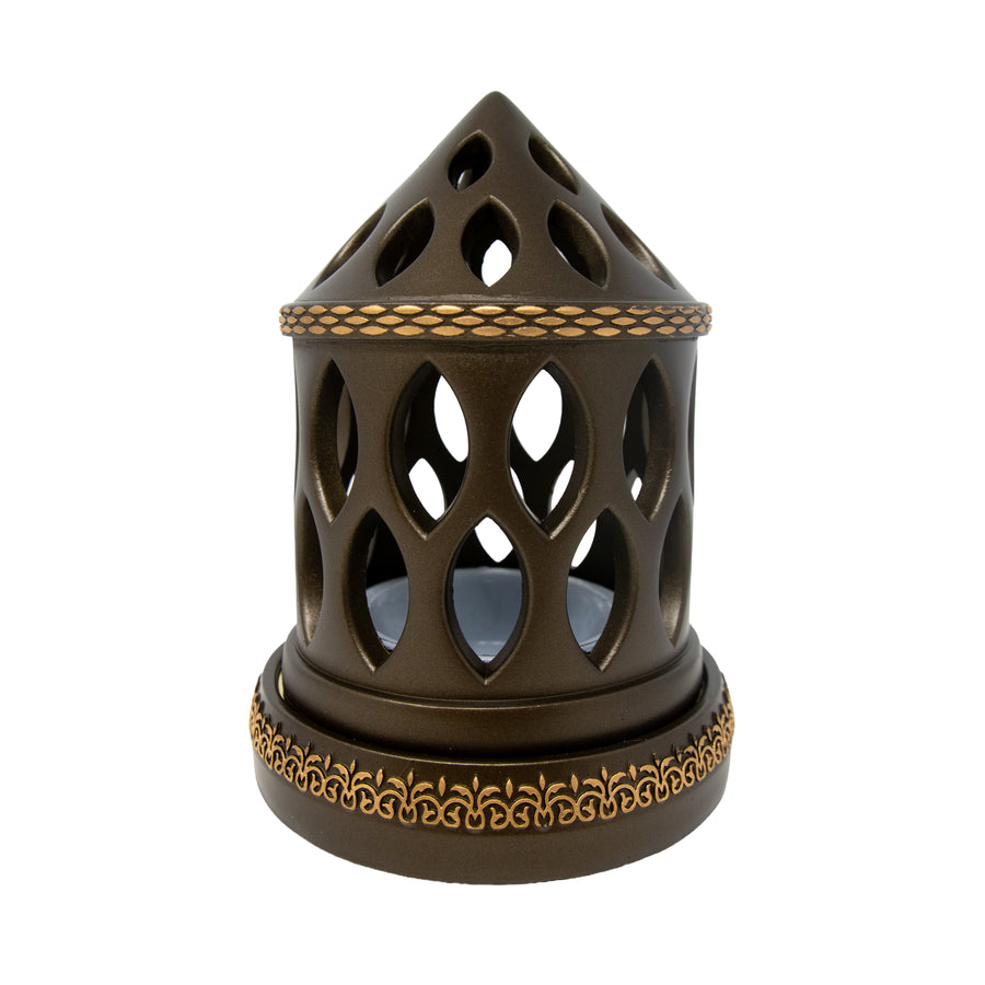 Pointed Dome Champagne Bakhoor Burner H7540