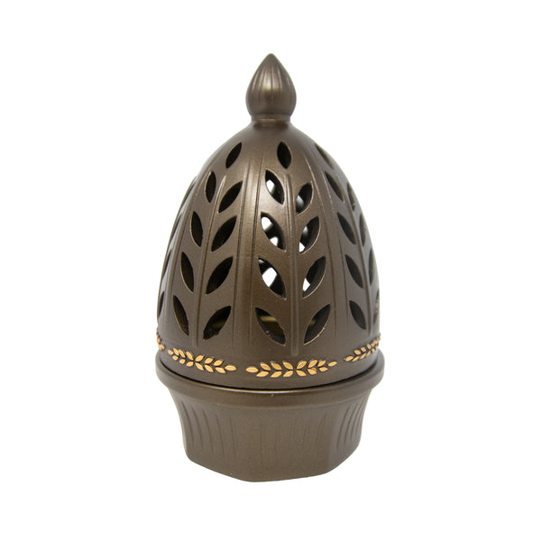 Tall Dome Champagne Bakhoor Burner H7542