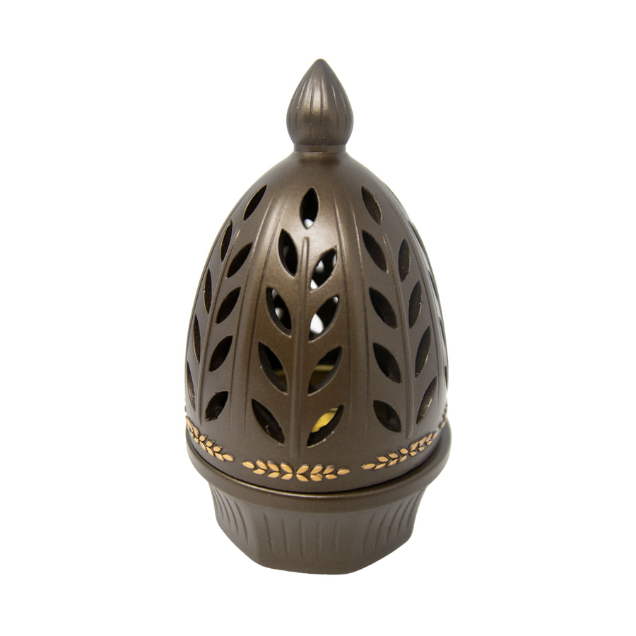 Tall Dome Champagne Bakhoor Burner H7542