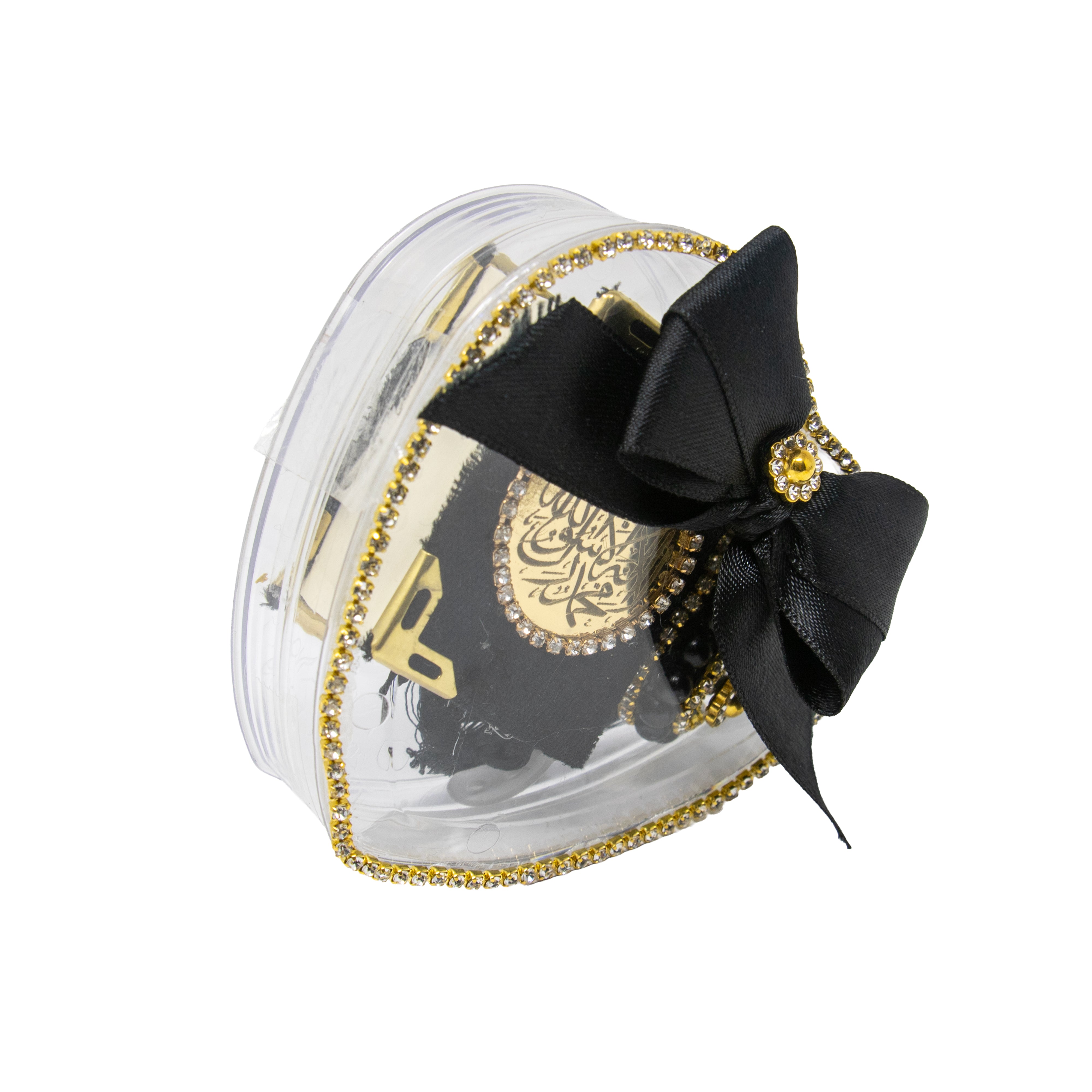 Mini Quran Heart Gift Black