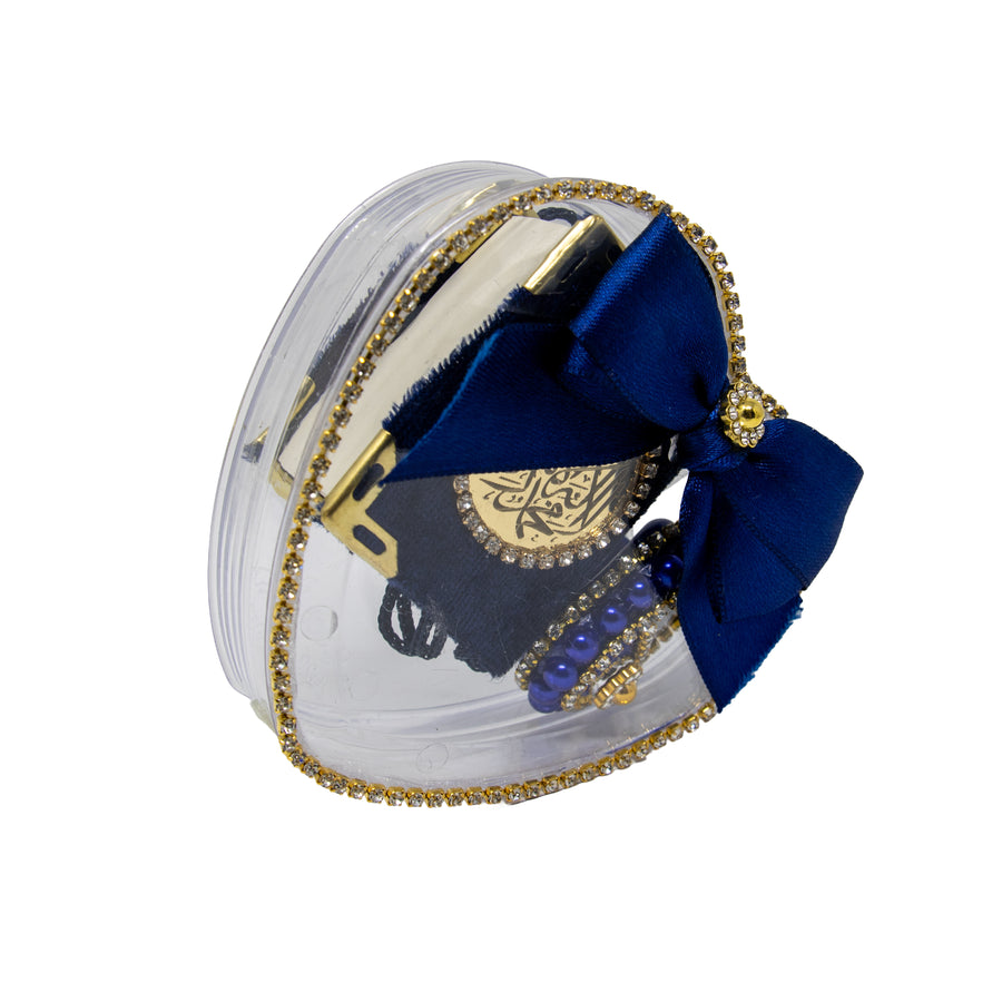 Mini Quran Heart Heart Gift Blue