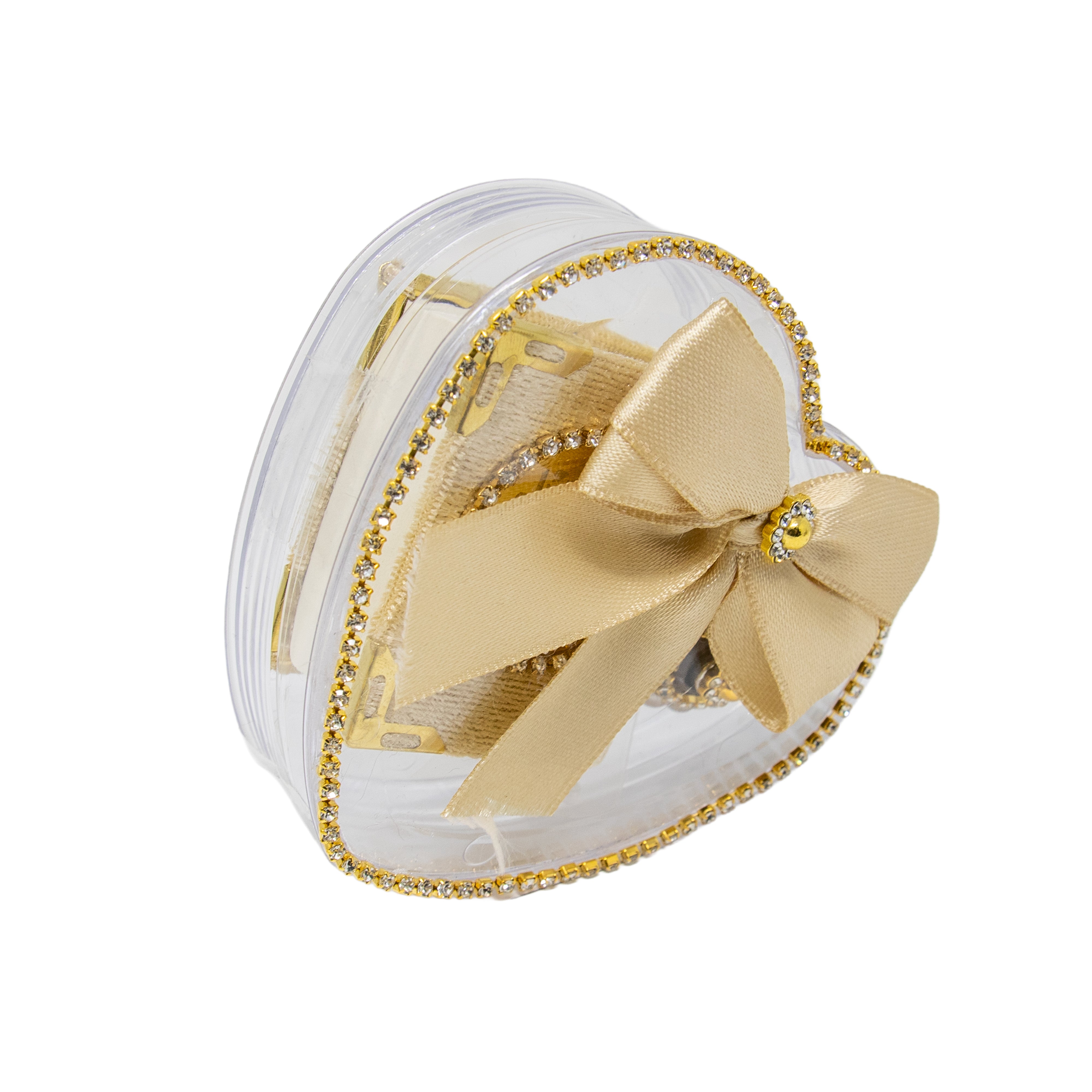 Mini Quran Heart Heart Gift Gold