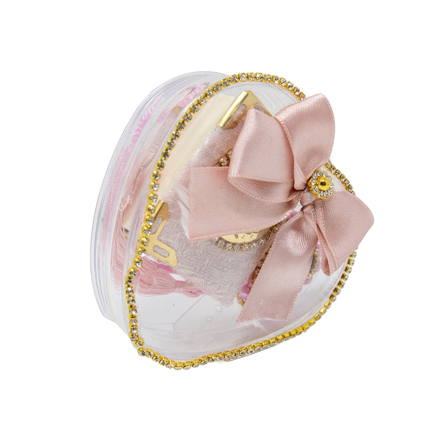 Mini Quran Heart Heart Gift Pink
