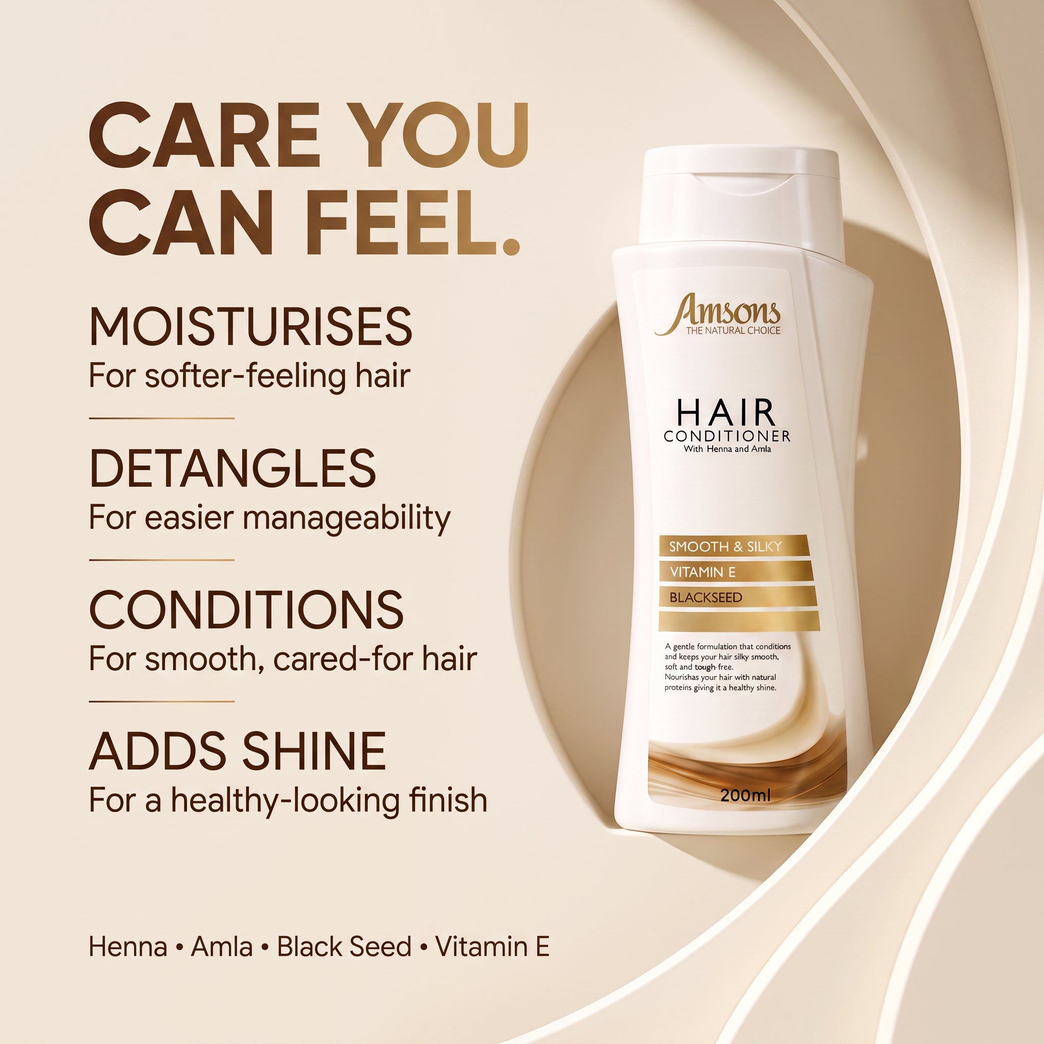 Hair Conditioner with Henna & Amla 200ml