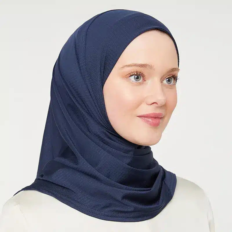Hassle Free Hijab Navy Blue