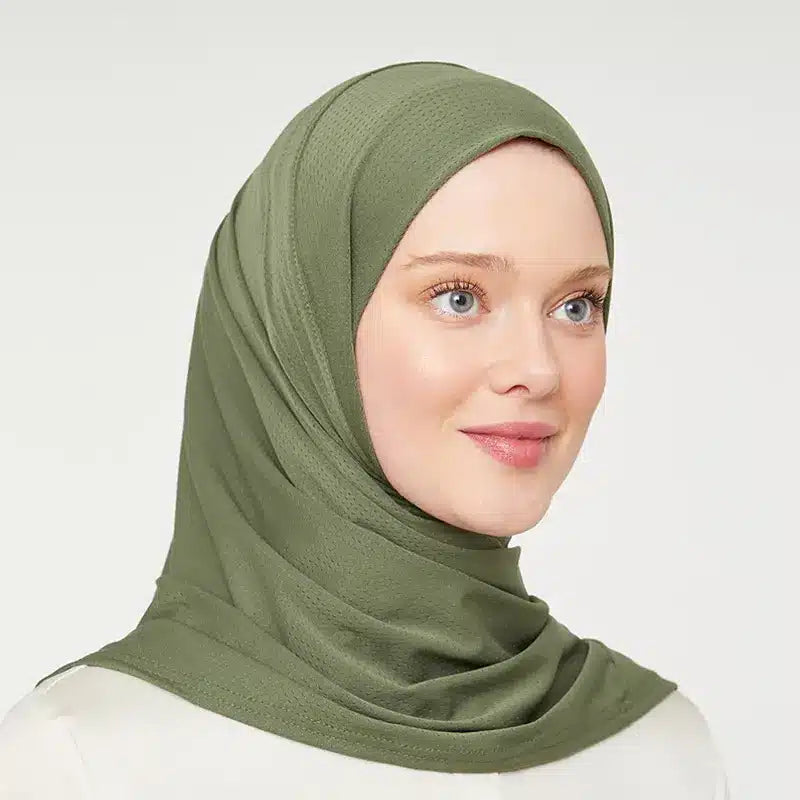 Hassle Free Hijab Olive Green