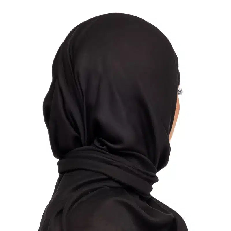 Organic Modal Hijab Black