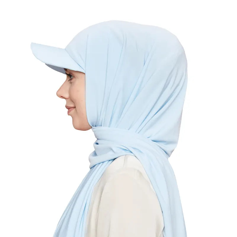 Versatile Hjiab Cap Arctic Blue