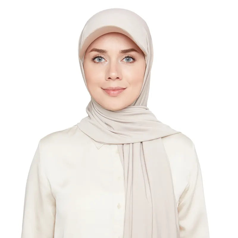 Versatile Hijab Cap Beige