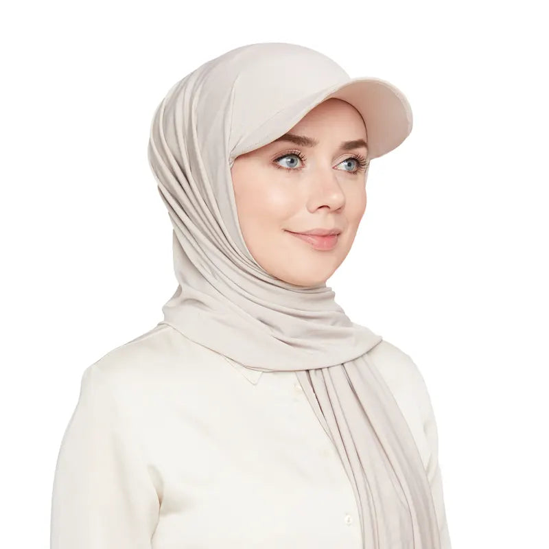 Versatile Hijab Cap Beige