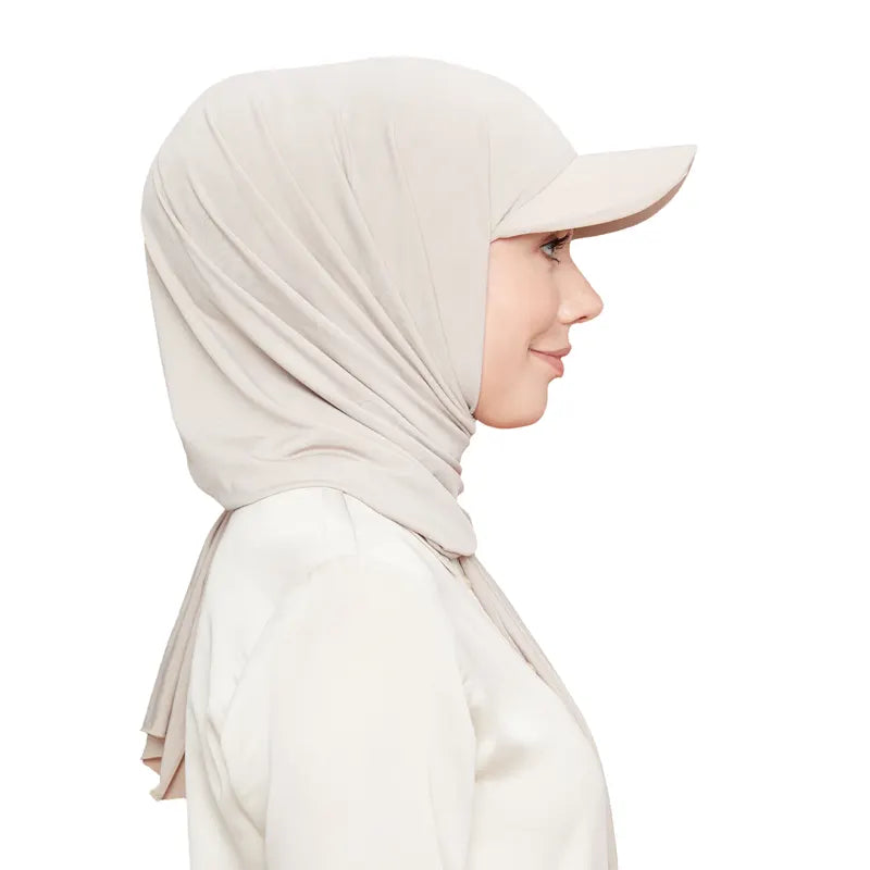 Versatile Hijab Cap Beige