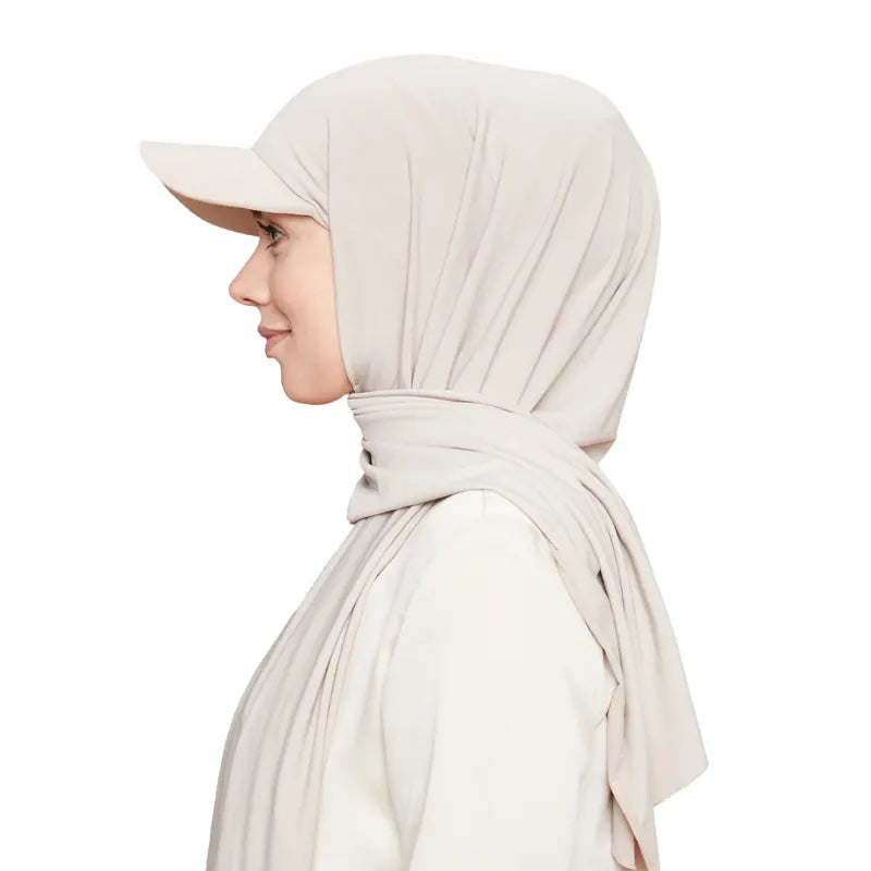 Versatile Hijab Cap Beige