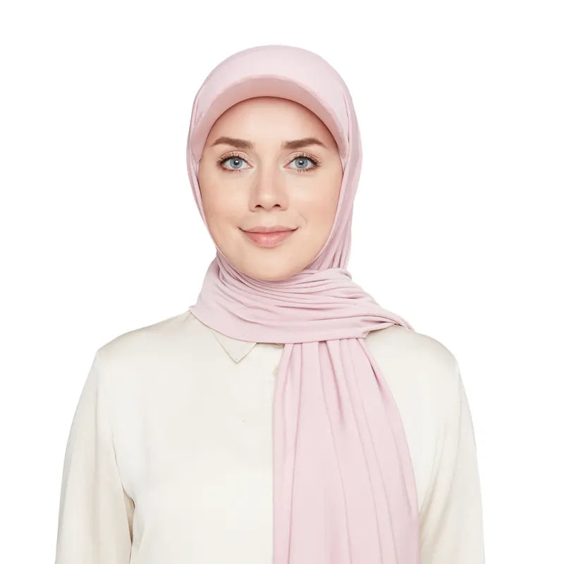 Versatile Hijab Cap Light Pink