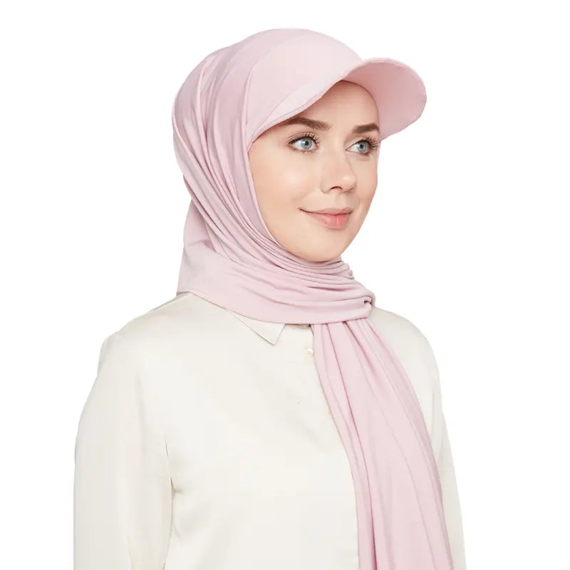 Versatile Hijab Cap Light Pink