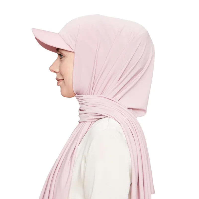 Versatile Hijab Cap Light Pink