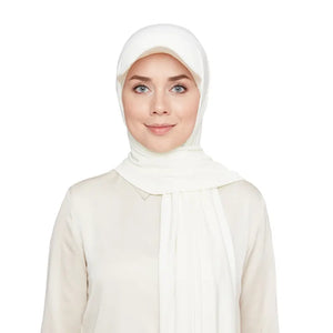 Versatile Hijab Cap White