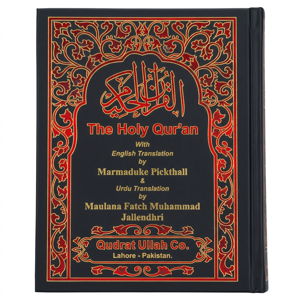 Holy Quran with Urdu & English Translation Ref 8 - Black