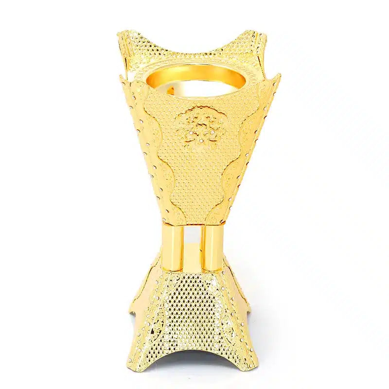 Larged Studded Gold Bukhoor Burner AM00871