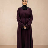 Royal Pearl Chiffon Kimono 6095 Plum