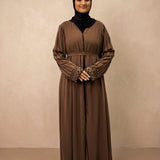 Royal Pearl Chiffon Kimono 6095 Mocha