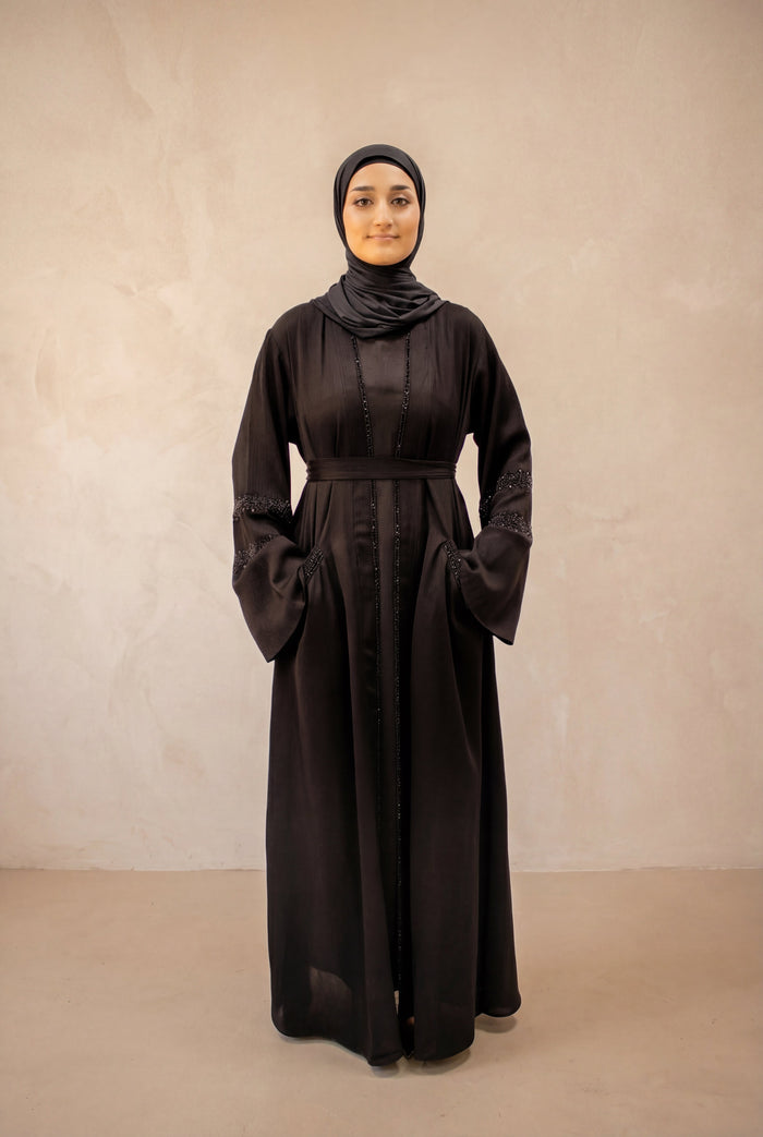 Beaded Weekend Kimono 6090 Black