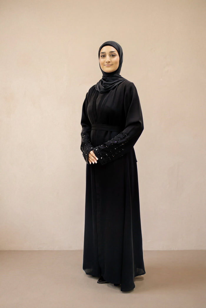 Eclipse Embellished Kimono Silver 6098