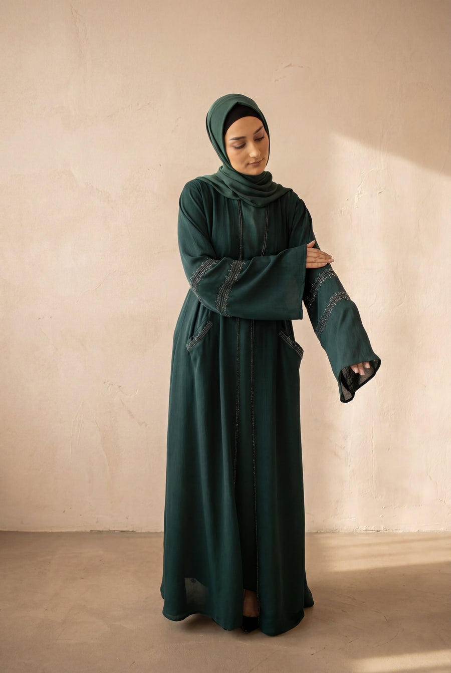 Beaded Weekend Kimono 6090 Green