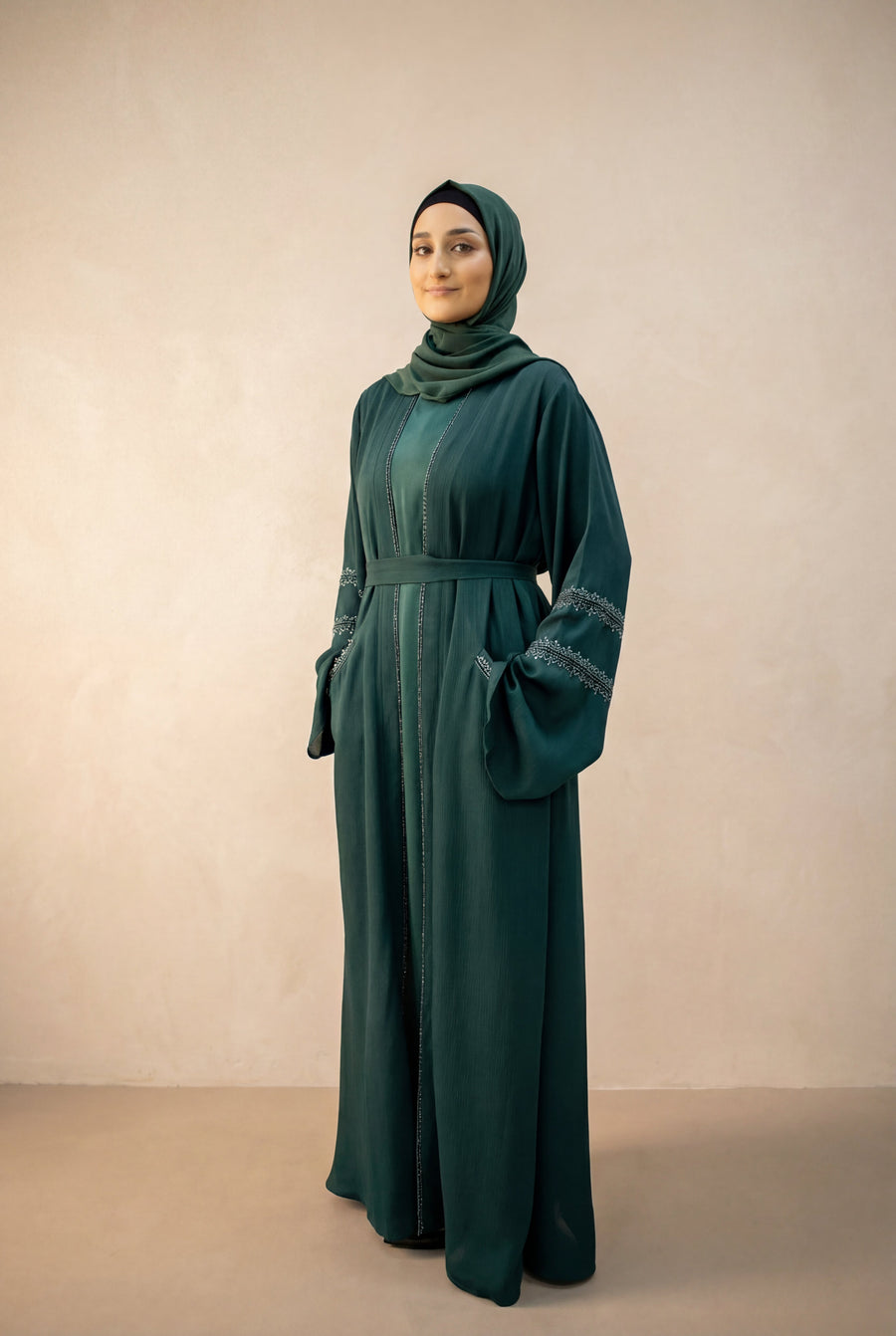 Beaded Weekend Kimono 6090 Green