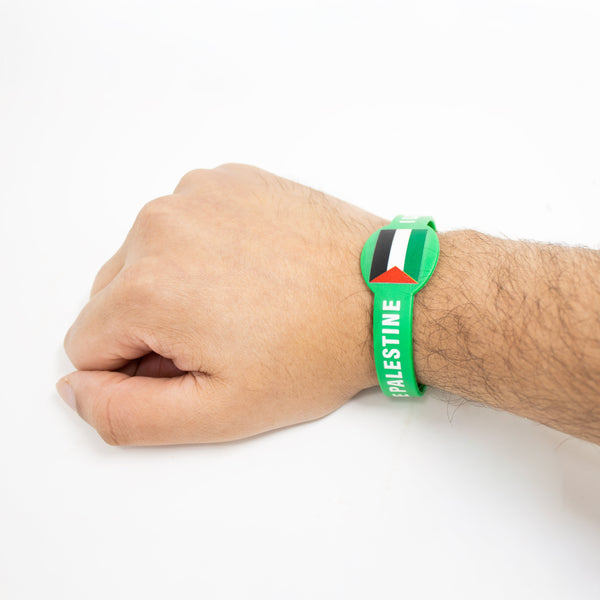 Palestine adjustable wristband Green
