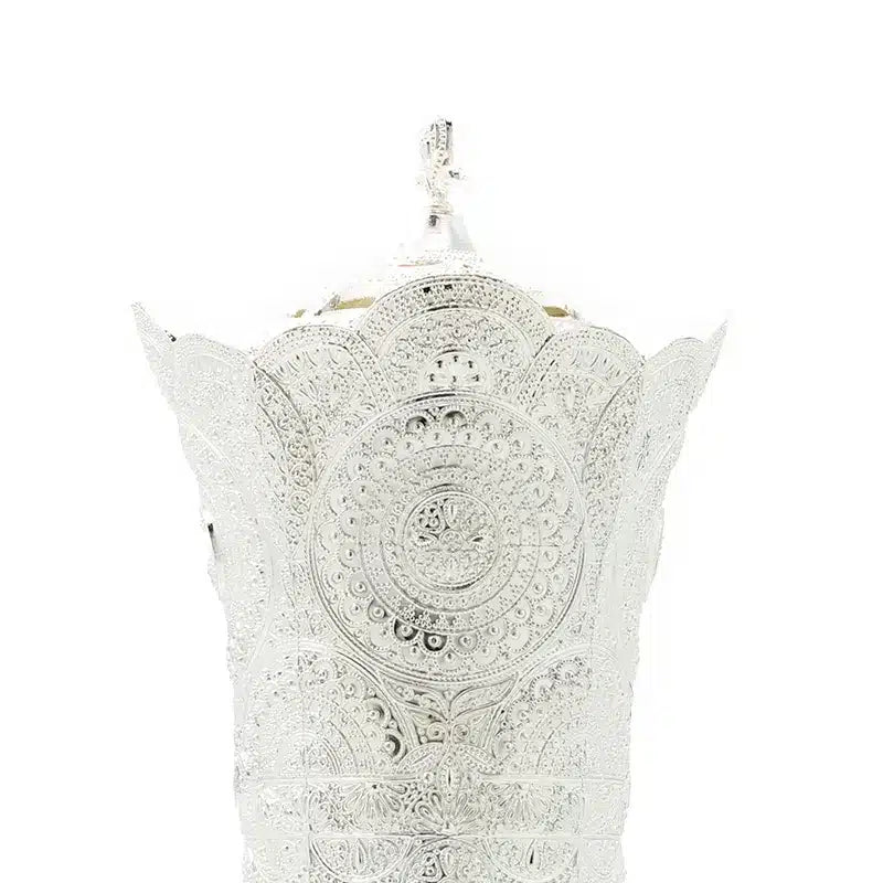 Large Silver Bakhoor Burner AM00856