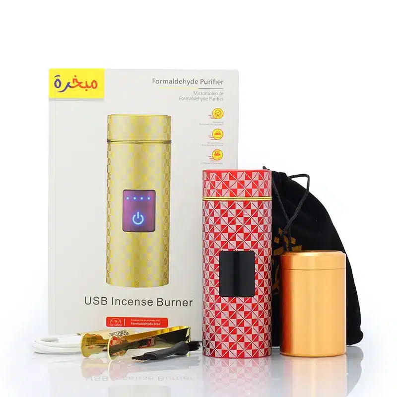 USB Electrical Bakhoor Burner Red