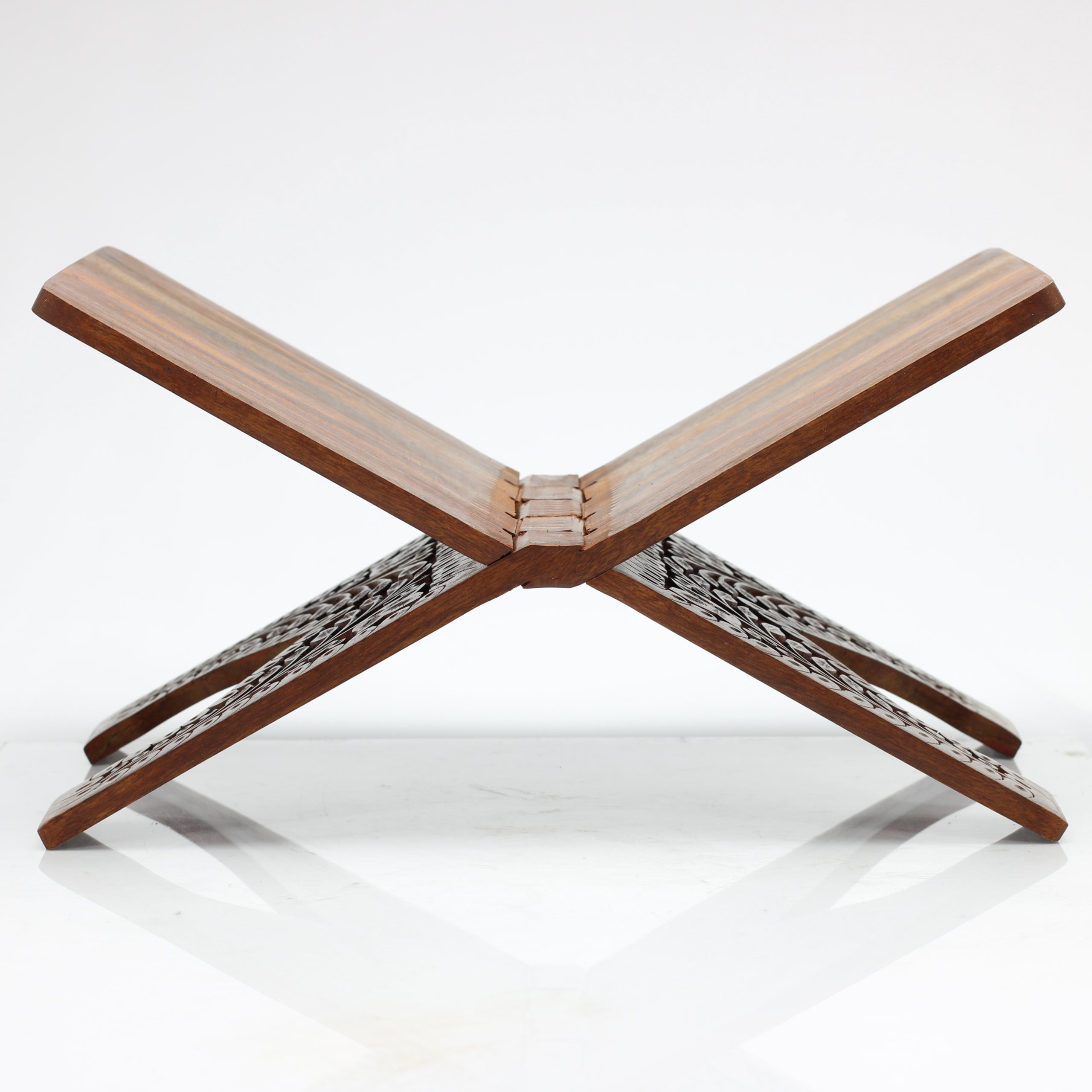 Large Dark Brown Wood Rehal