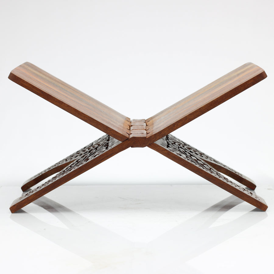 Large Dark Brown Wood Rehal