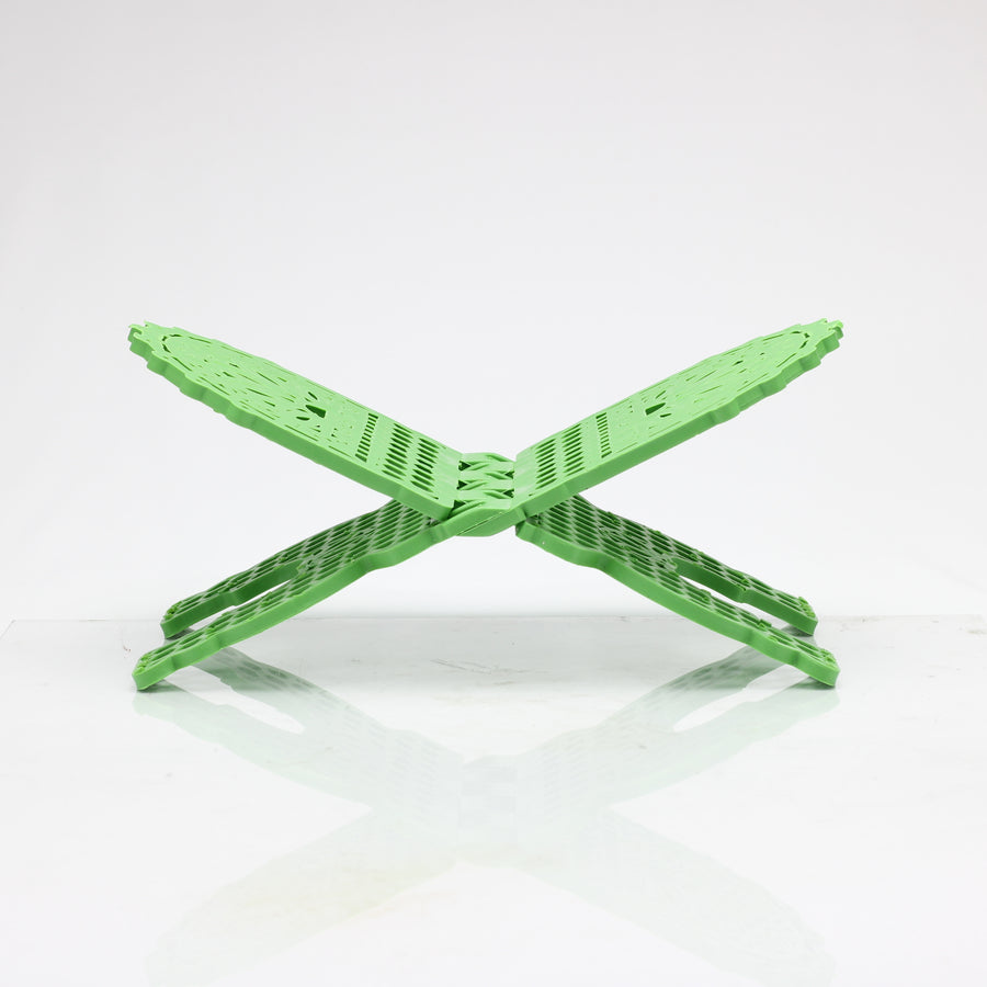 Green Filgree Pattern Plastic Rehal