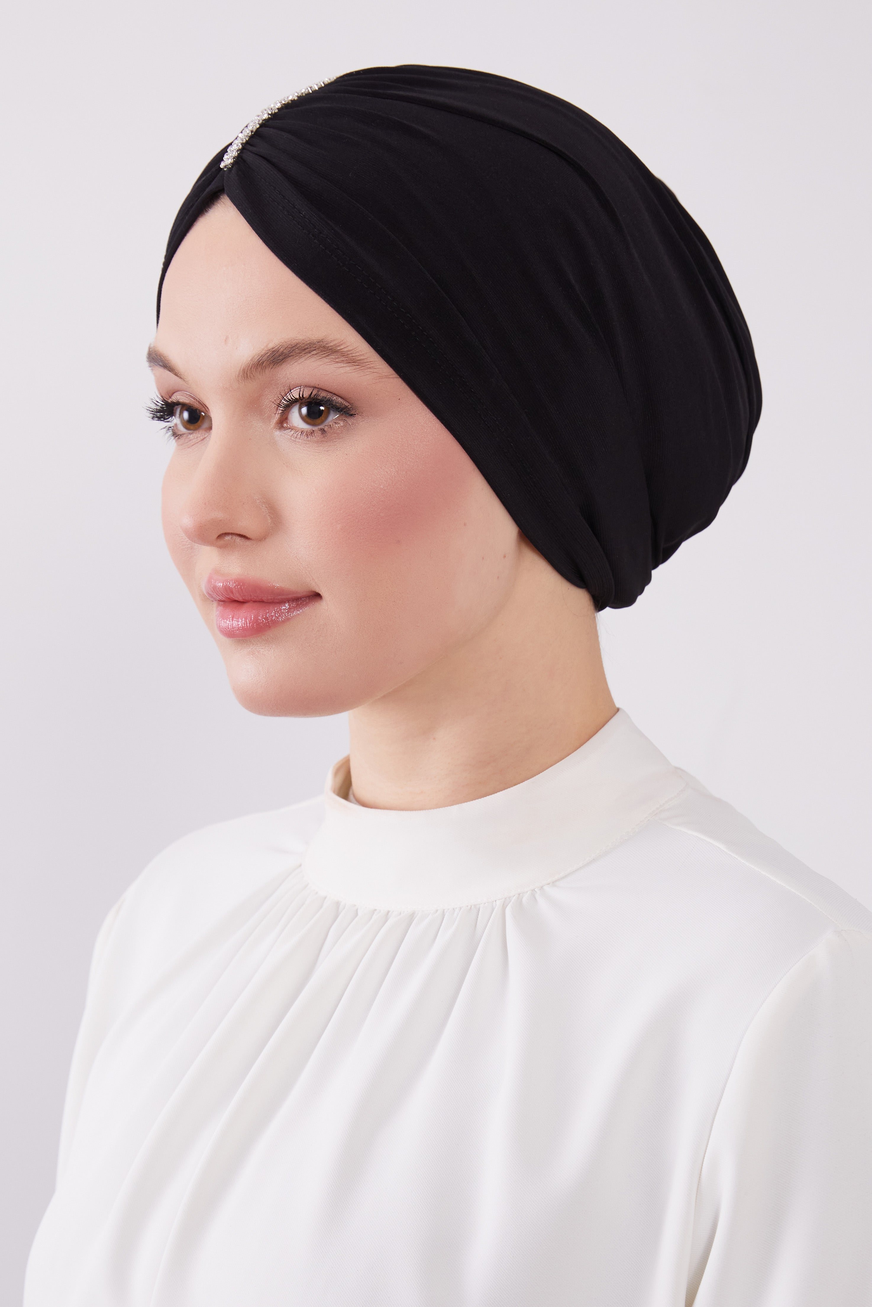 Party Turban Black Col 1
