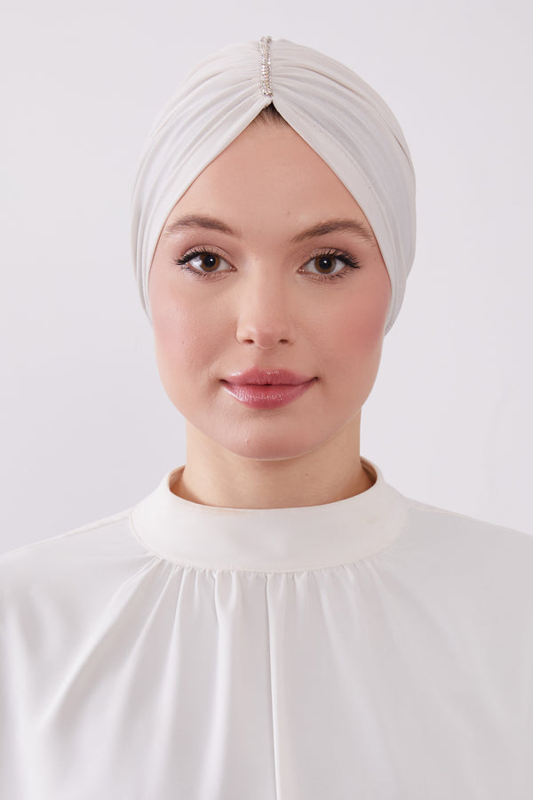 Party Turban Beige Col 38