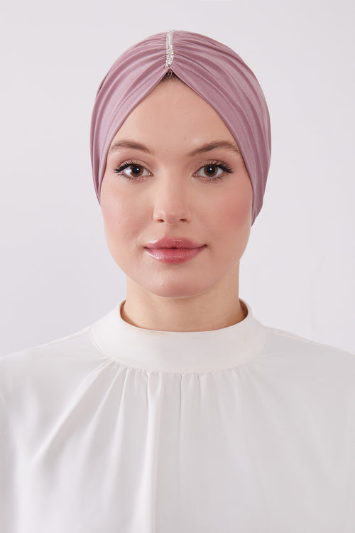 Party Turban Rose Col 74