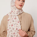 Scattered Floral Cotton Hijab Col 2