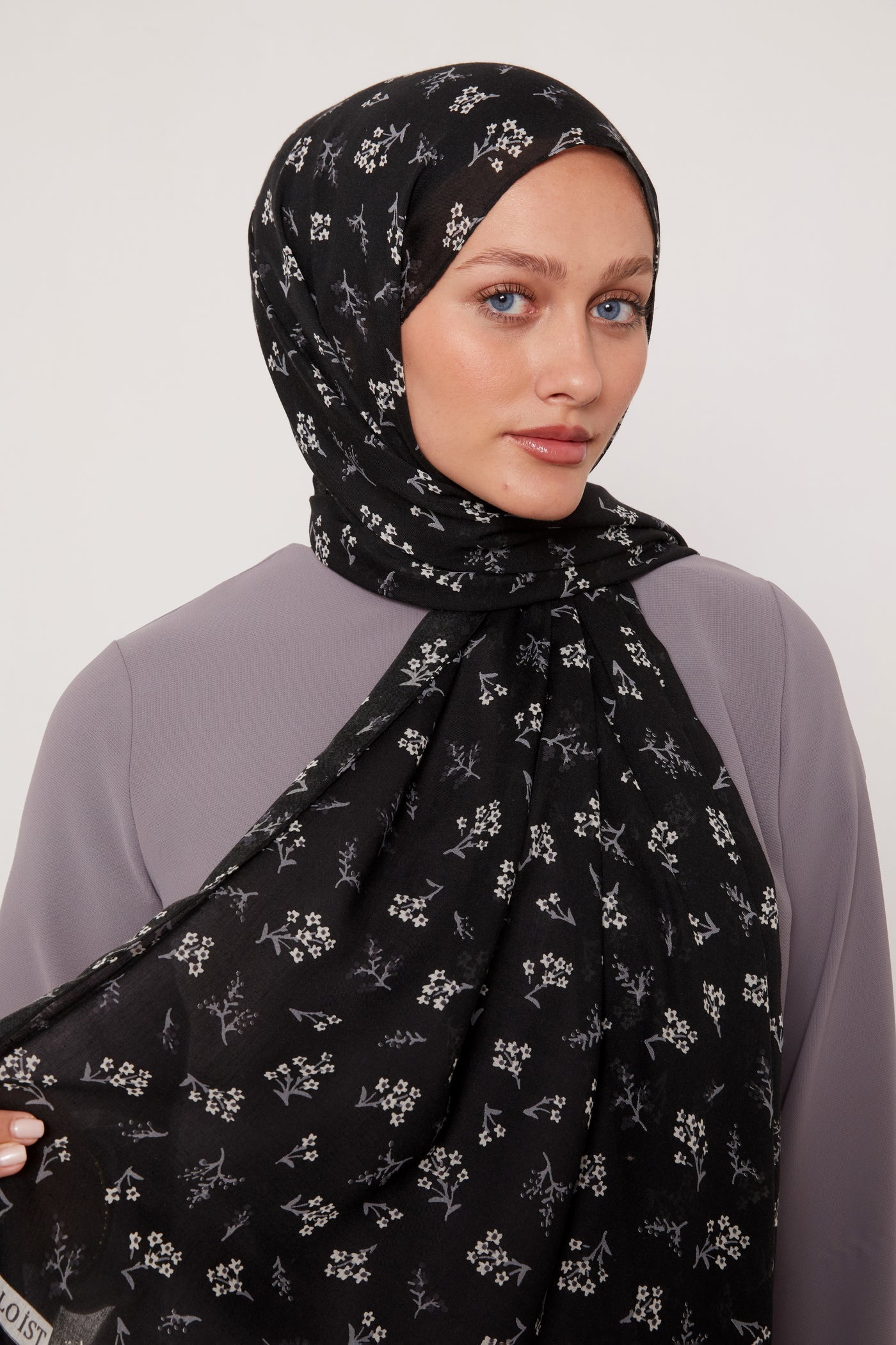 Scattered Floral Cotton Hijab Col 3