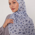 Scattered Floral Cotton Hijab Col 5