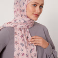 Scattered Floral Cotton Hijab Col 6